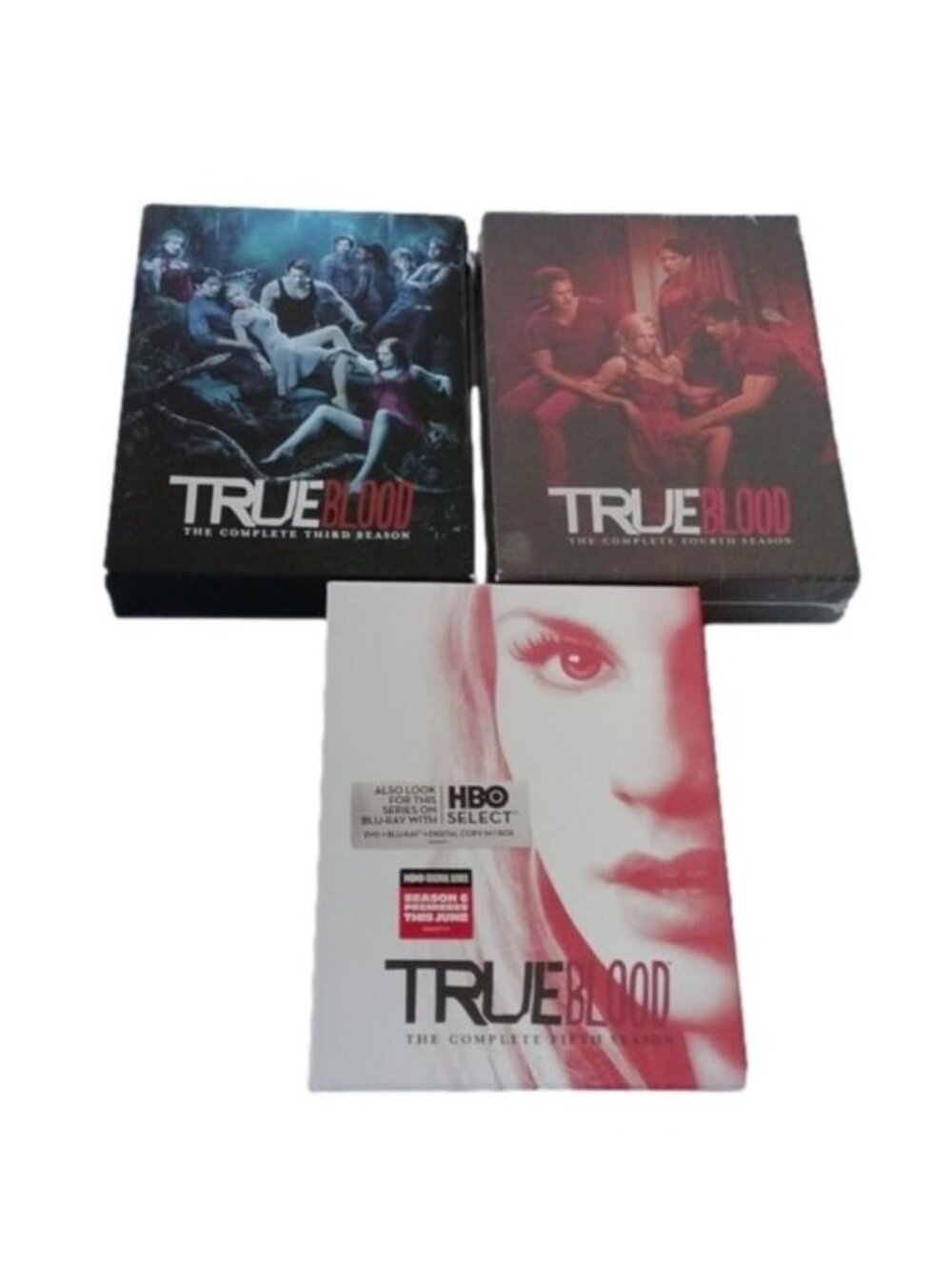 TRUE BLOOD: The Complete Third, Fourth + Fifth Seasons on DVDs